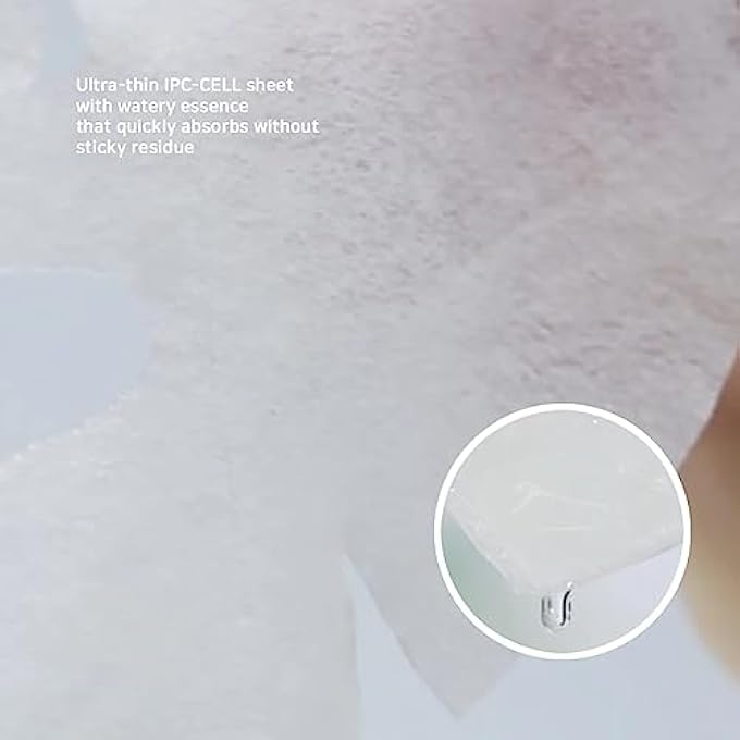 KOCOSTAR VEGAN FACIAL SHEET MASK HYALURONIC | FACE MASK FOR DEEP HYDRATION & MOISTURE BOOSTING TREATMENT FOR RADIANT SKIN | PACK OF 1, 25ML - Image 3